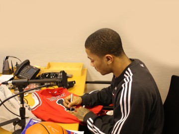 BAM Studios went mobile to record Chicago Bulls all star Derrick Rose!