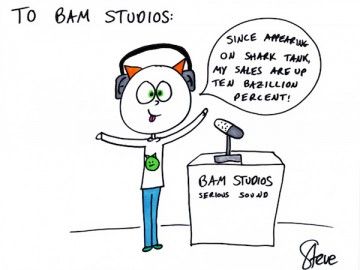 ABC’s “Shark Tank” & BAM team up to Draw a Cat for You!