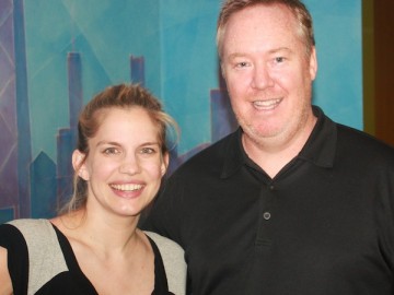 Actress Anna Chlumsky records at BAM for “VEEP”!