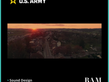 BAM handles audio post for U.S. Army TV campaign!