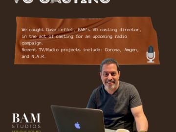 Dave Leffel’s busy VO Casting!