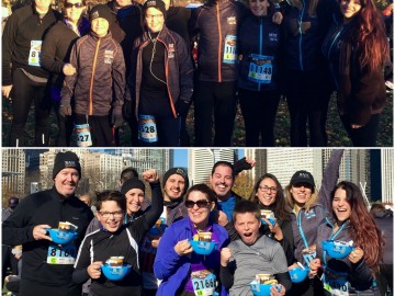 Team BAM Races for the Hot Chocolate Finish Line!