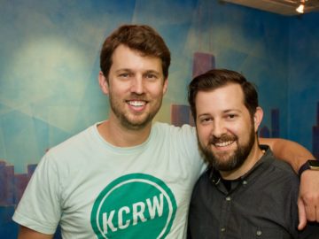 Jon Heder records VO at BAM for “Pickle and Peanut”!