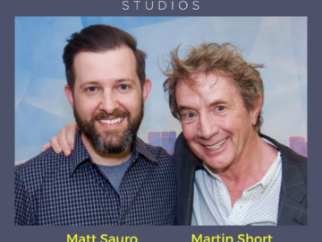 Comedian Martin Short records ADR at BAM!