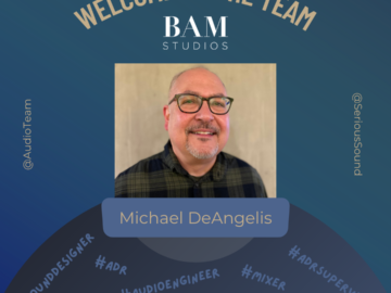 BAM welcomes Audio Engineer Michael DeAngelis to the Team!