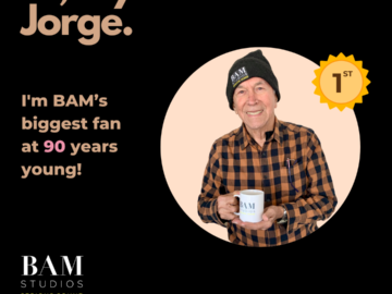 Meet Jorge,  BAM’s Biggest Fan!