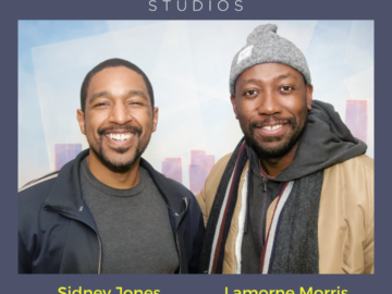Actor Lamorne Morris recording at BAM!