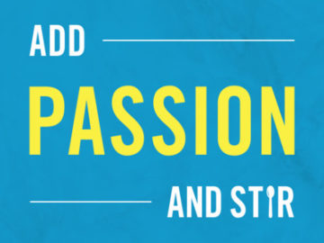 Diana Aviv records at BAM for Add Passion & Stir Podcast!
